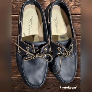 Rockport slip on leather shoes